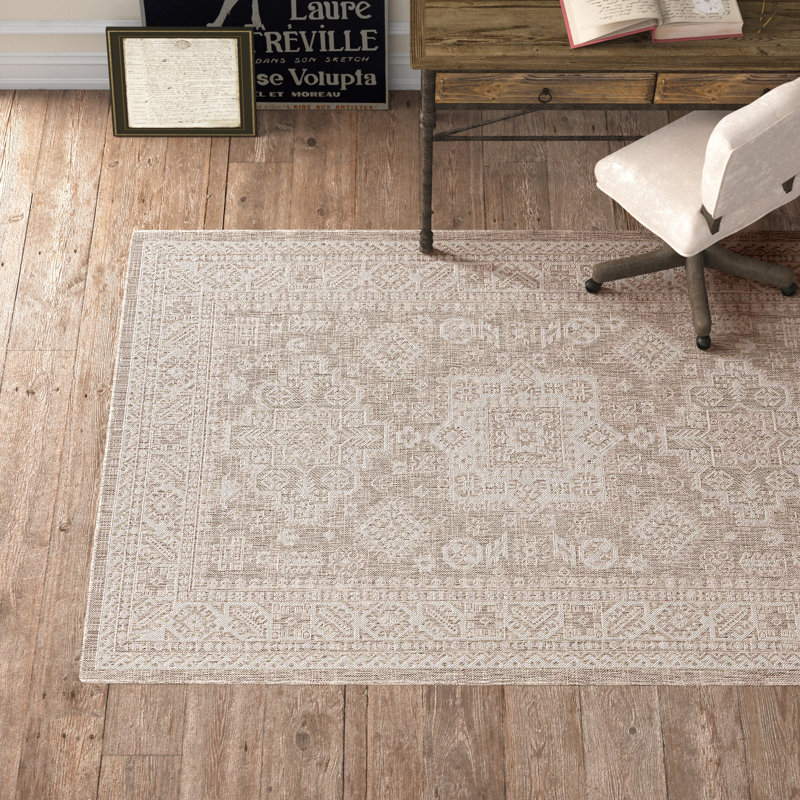 Danera Geometric Indoor / Outdoor Rug, Rectangle 7' x 10'