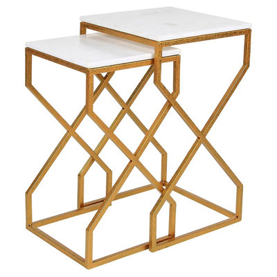 Istanbul Stone Top Nesting Tables