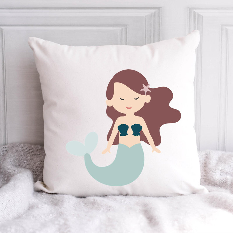 Nautical Sea Life_144 - Coussin décoratif avec coussin décoratif, H 18 po x l 18 po