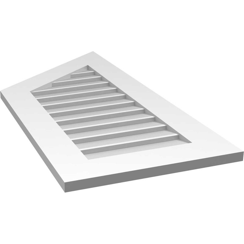 Évent en poire non-fonctionnel Signature, H 40 po x l 18 po x P 1 po