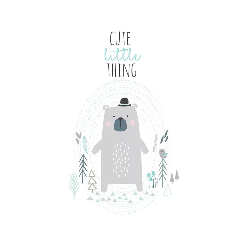 Baby Woodland Friends I by Angela Nikeas - Wrapped Canvas Print, 66.04 cm H x 45.72 cm W