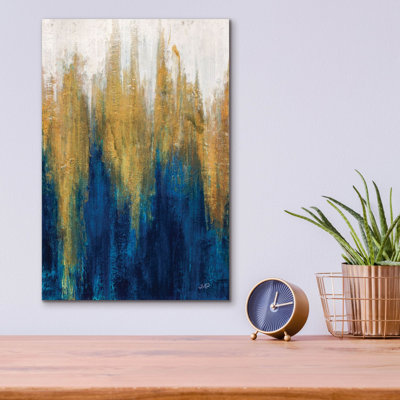 «Glimmer 5» par Julia Purinton, art mural en verre Latitude Run®, 12 po x 16 po