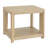 Ashal Solid Wood End Table with Storage