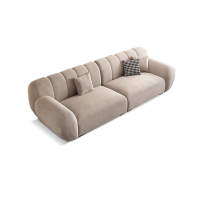 Canapé modulaire kaki en polyester