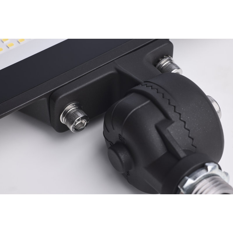 50 Watt LED DOB Tempered Glass Flood Light 4000K CCT Bronze Finish, 7.4" H x 5.97" W x 1.02" D