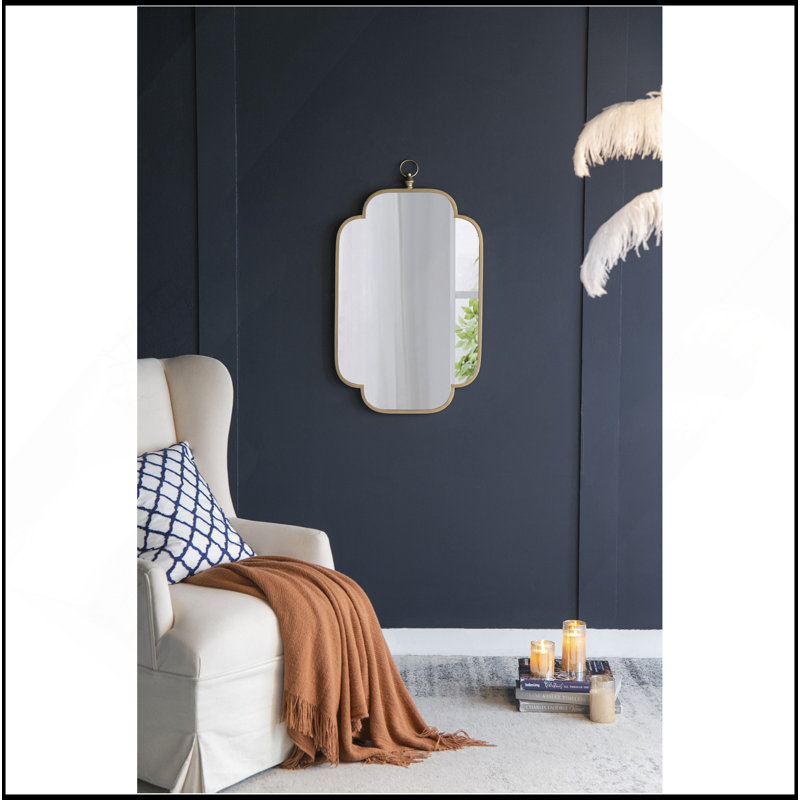 Miroir mural 19,7 "X 36" Champagne