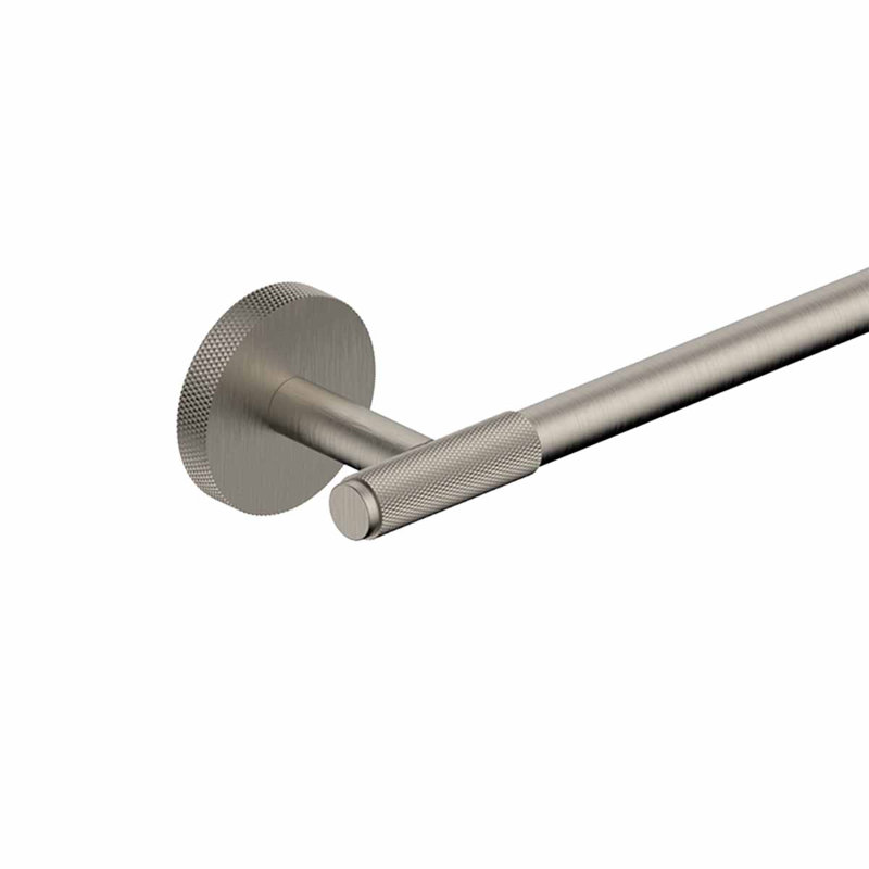 Barre à serviettes murale 25,7 po Klass, Nickel brossé, H 2,1 po x L 20 po x P 2,7 po