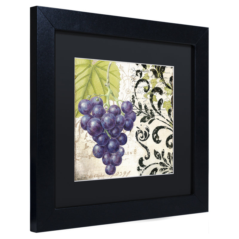 Jadaya «Les Fruits Jardin II», impression encadrée, H 11 po x l 14 po x P 0,5 po, Noir