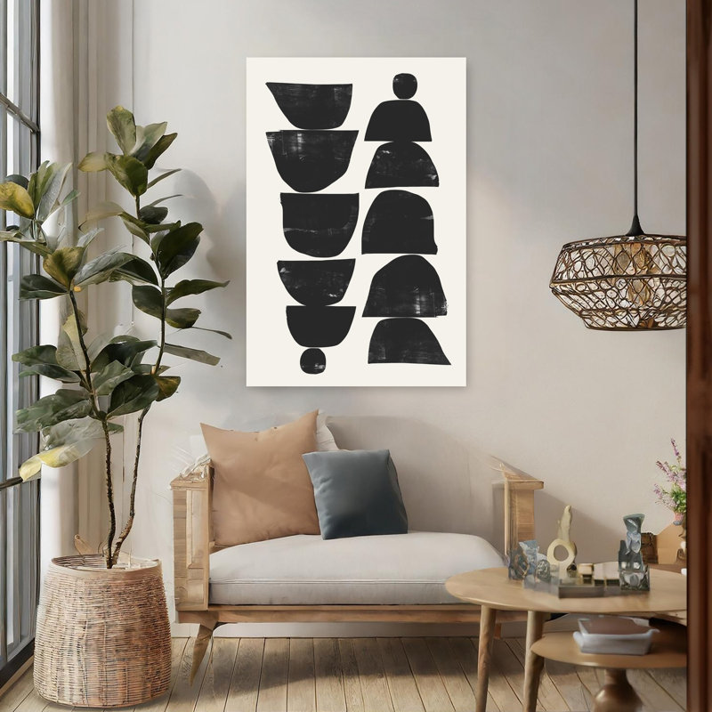 Art contemporain, art contemporain abstrait, H 48 po x l 32 po