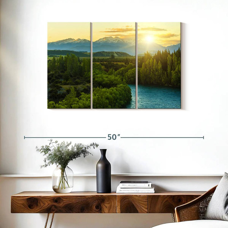 Alvord Morning In Clutha River, 24" H x 38" W