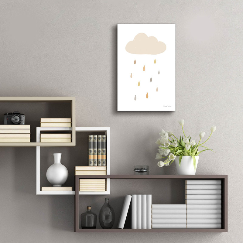 «Happy Cloud» par Rachel Nieman, art mural en verre acrylique, H 24 po x l 16 po x P 0,2 po