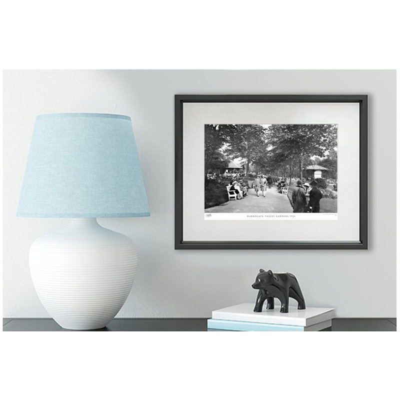 Harrogate, Valley Gardens 1925 - Single Picture Frame Print, 60cm H x 80cm W x 2.3cm D