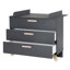 Jara Convertible 3 -Piece Nursery Furniture Set