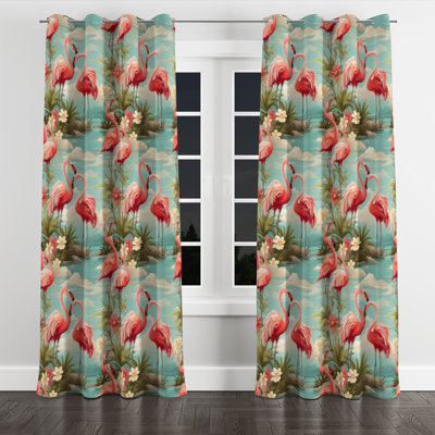Ayli - Tropical Blackout Grommet Curtain - 1 panel