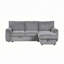 U_STYLE Canapé-lit modulaire rembourré avec poches de rangement et porte-gobelets discrets pour la vie moderne