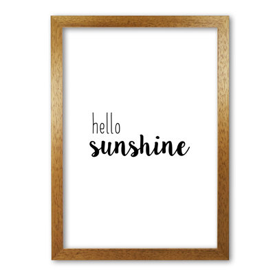Hello Sunshine - Print