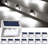 Silver Solar Powered Integrated LED Step Light