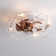 Hadiah 7 - Blade Flush Mount Ceiling Fan with Remote Control and Light Kit Included
