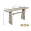 Console rectangulaire Henderson en bois massif beige, 162,5 cm-24129577
