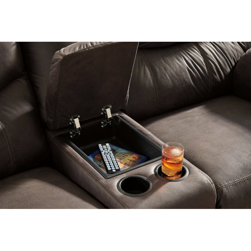 Kevinas Reclining Sofa And Loveseat, Dark Brown
