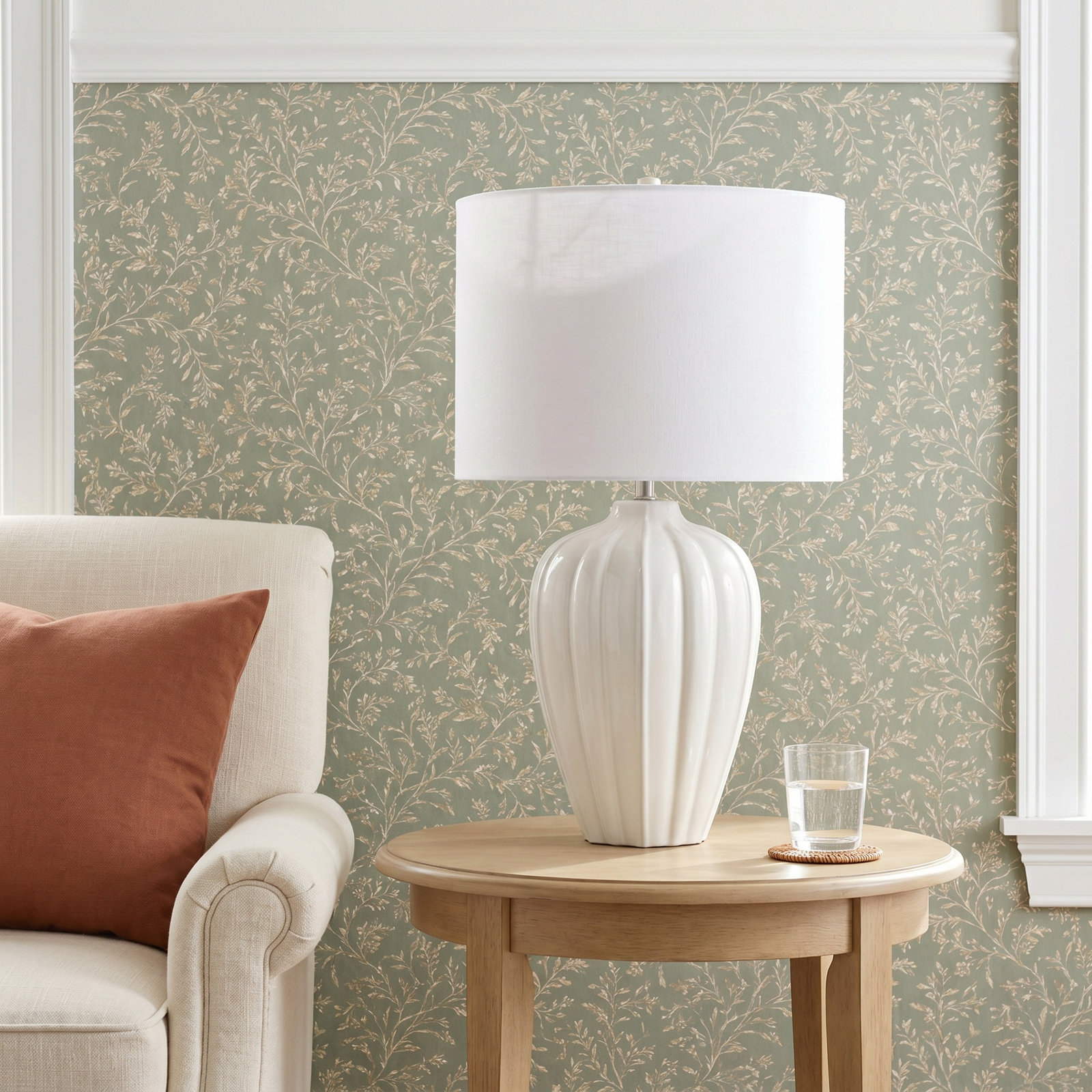 Linen Ceramic Table Lamp