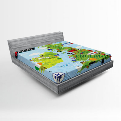 Wanderlust Microfiber Fitted Sheet