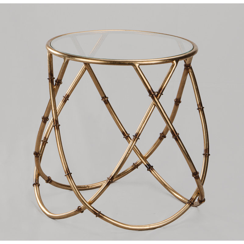 Cuadra Glass Top End Table
