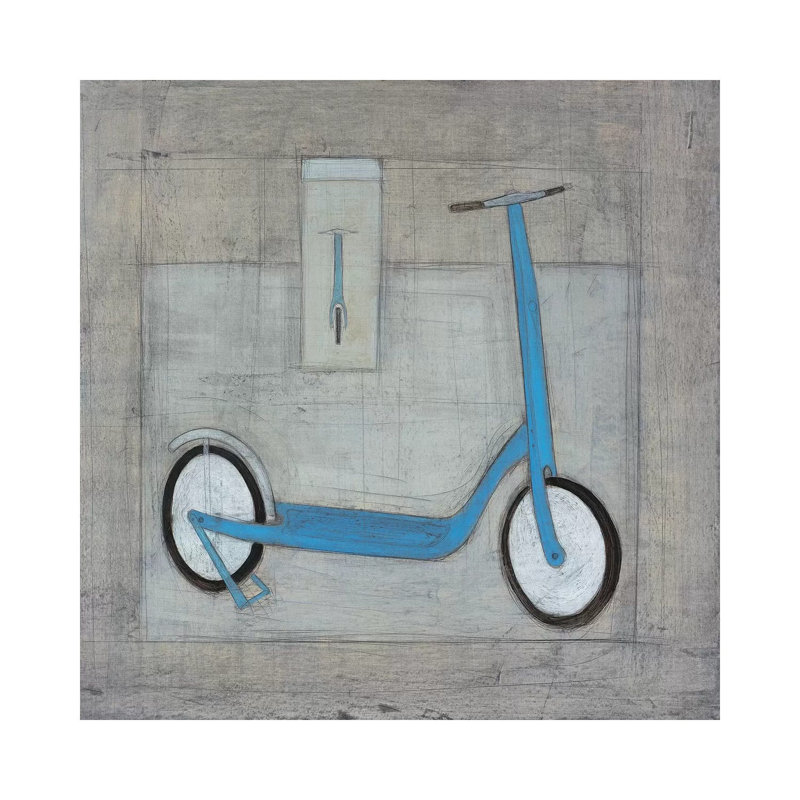 Scoot by Matias Duarte - Wrapped Canvas Painting, 66.04 cm H x 66.04 cm W x 1.91 cm D
