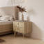 Tiernen 63cm W Manufactured Wood Bedside Table