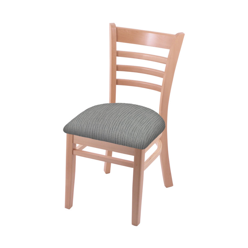 18'' H Upholstered Beech Side Chair, Natural, Graph Alpine
