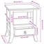 40cm W Solid Wood Bedside Table-1681473332