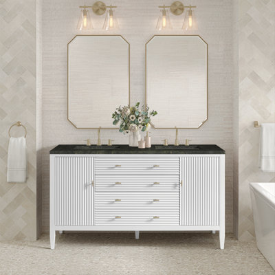 Myrrin 60" Double Bathroom Vanity Set