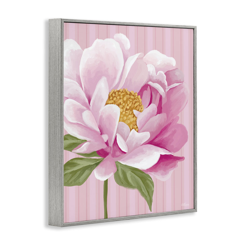 Œillets roses, fleurs et chat Thurman Designs bg-142, Estampe numérique Farmhouse, H 20 po x l 16 po
