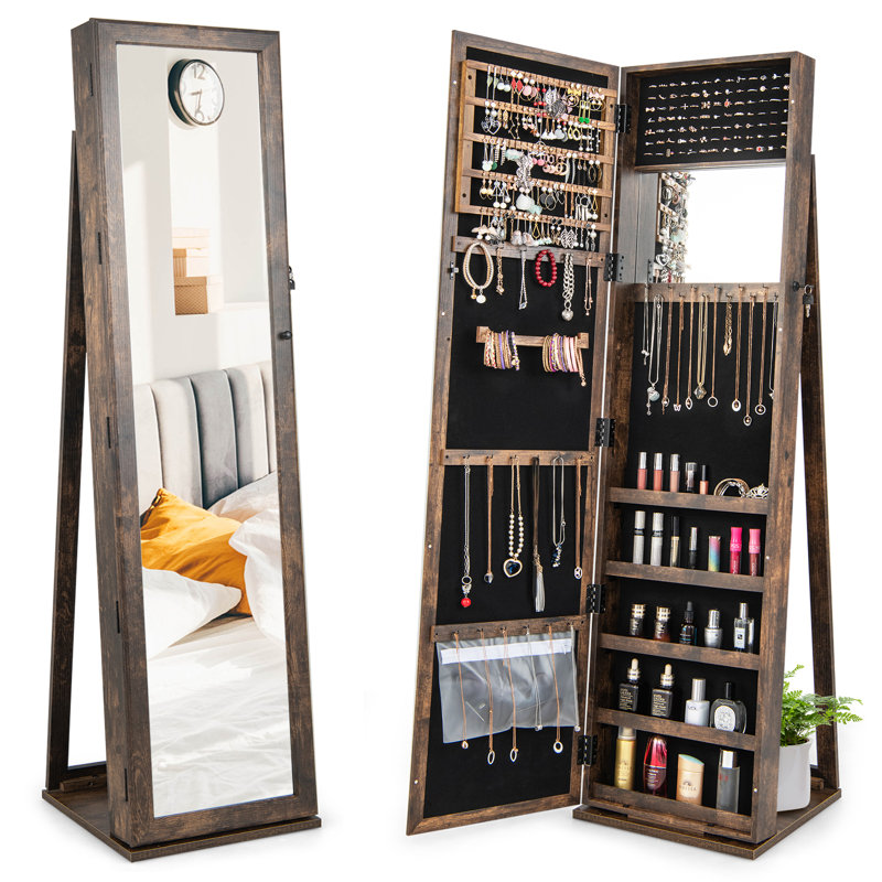 15'' Wide Freestanding Jewelry Armoire