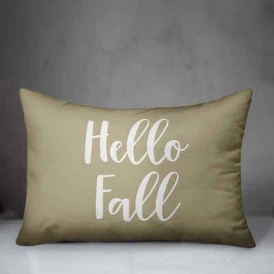  Hello Fall Lumbar Pillow