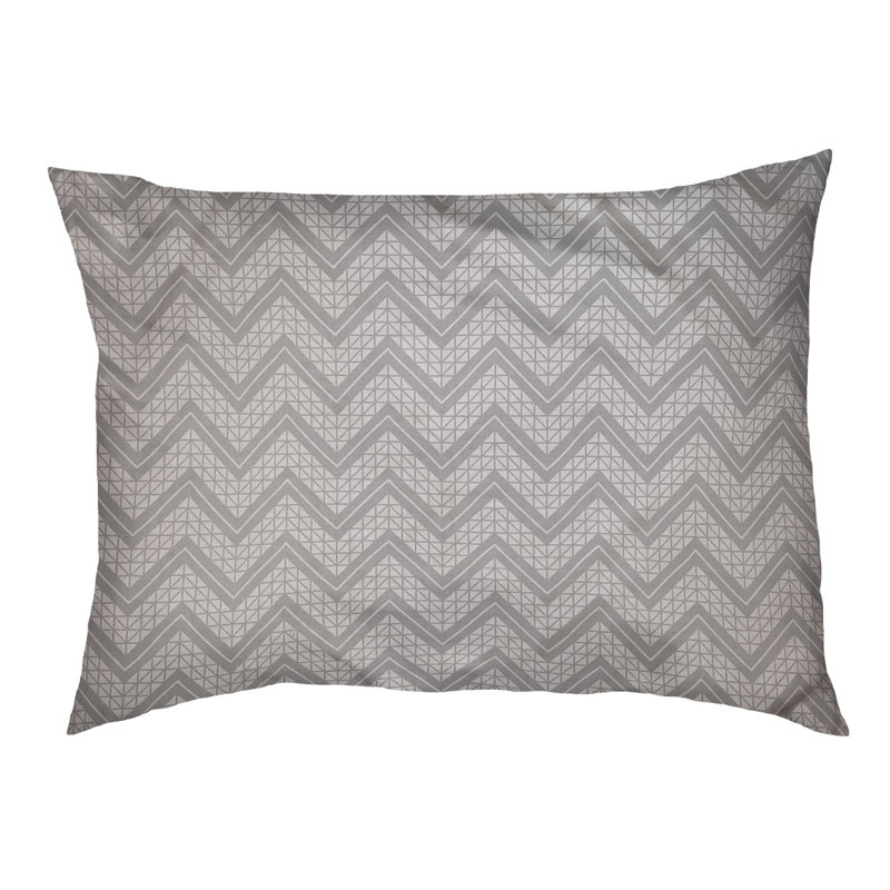 Coussin Chelan, Gris, Petit (l 28 po x P 18 po x H 6 po)
