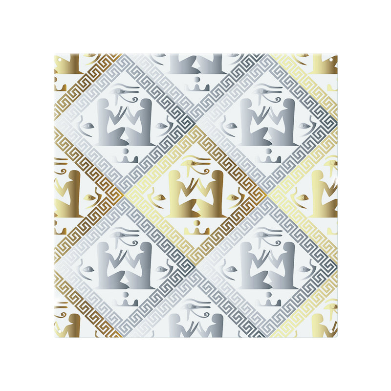 Egyptian Hieroglyphs In Splash Back, 70cm L x 50cm W