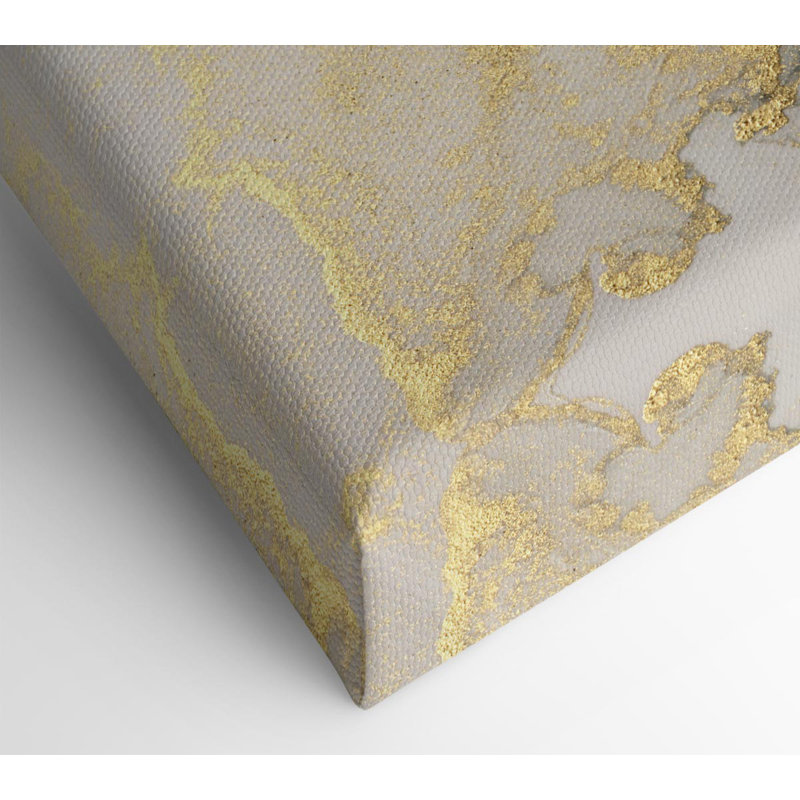 The Stone Gold Glitter - Wrapped Canvas Print, 66cm H x 106.6cm W