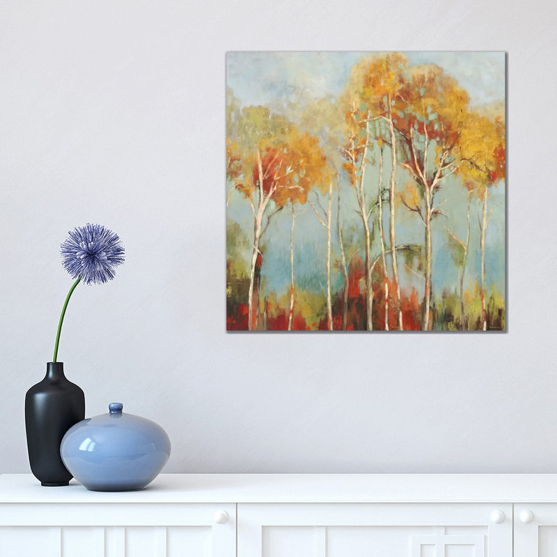 Up Front I, Square by Allison Pearce - Wrapped Canvas Painting, 45.72 cm H x 45.72 cm W x 3.175 cm D