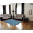 Abbotsfield Chevron Chevron Handmade Pacific Blue Area Rug-26642512
