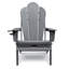 Chaise Adirondack pliante pour l'extérieur avec repose-pieds-1234073518