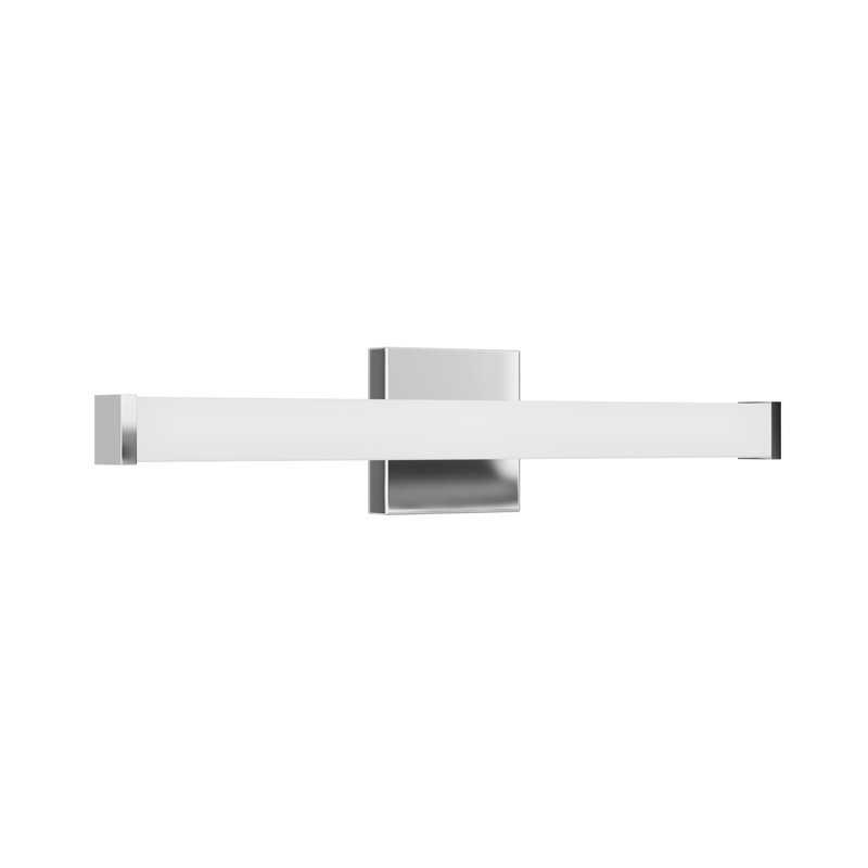 Phase 6.1 Collection 24" 5CCT Integrated LED Polished Chrome Linear Vanity Light, Polished Chrome, 24"
