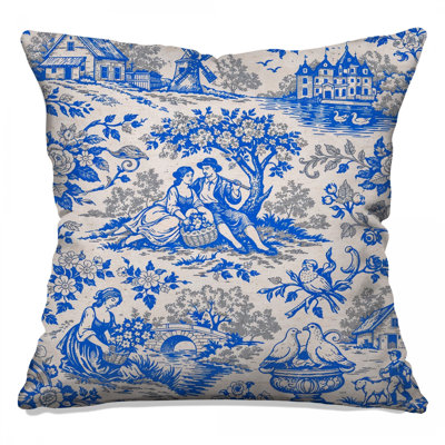 Coussins décoratifs Blue Toile