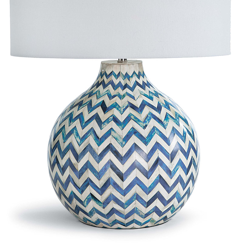 Bone Table Lamp, Indigo