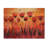 Sunset Hues Tulips Field Horizon II - Tulips Wood Wall Decor - On Natural Pine Wood-1447625352