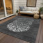 Tapis intérieur / extérieur en polyester abstrait tissé à la machine-1603836674