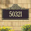 Villa Nova 1-Line Wall Address Plaque-229502999-229503016