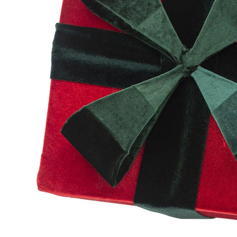 Boîte-cadeau - ensemble de 3 - rouge, vert