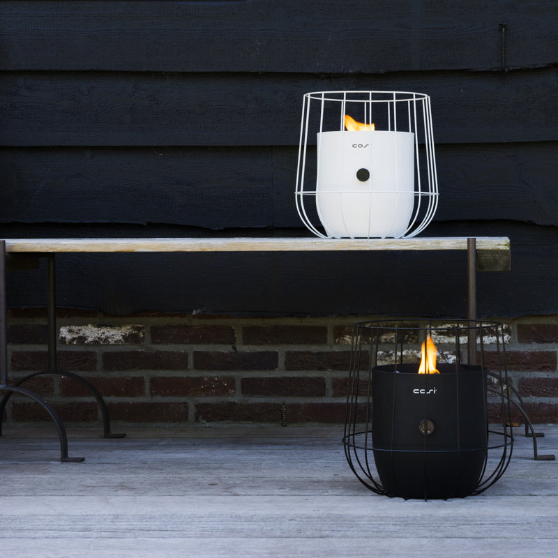 Himanshu 26cm W Natural Gas / Propane Fire Ring, Black