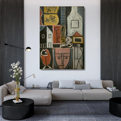 "Painting" by  Joaquín Torres-García - Gallery Wrap Canvas Wall Art